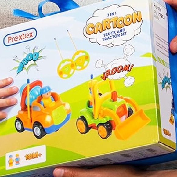 Kids Remote Control Truck and Tractor Set - Picture 2 of 2